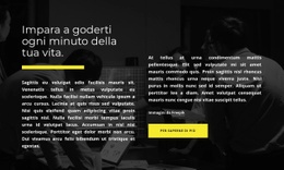 Goditi Ogni Minuto Della Tua Vita - Sito Web Gratuito Di Una Pagina