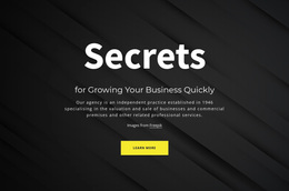 Secrets Of Growing Your Business - Responsive Joomla Website Designer