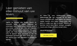 Geniet Van Elke Minuut Van Je Leven - HTML Template Builder