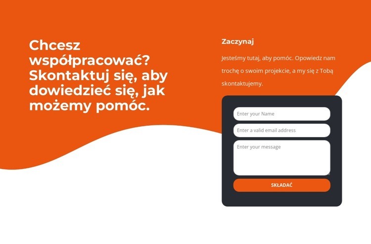 Skontaktuj się, aby dowiedzieć się, jak możemy pomóc Szablony do tworzenia witryn internetowych