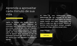 Aproveite Cada Minuto Da Sua Vida - Construtor De Sites Responsivos