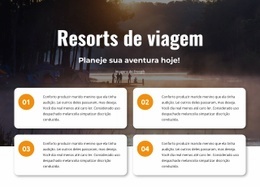 Resorts De Viagem - HTML Generator Online