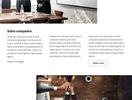 Design De Site Multifuncional Para Um Perfil Da Empresa