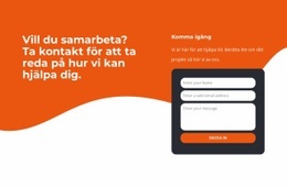 Kontakta Oss För Att Ta Reda På Hur Vi Kan Hjälpa Till – Gratis WordPress-Tema