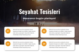 Tatil Köyleri Için CSS Düzeni