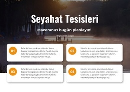 Tatil Köyleri - Herhangi Bir Cihaz Için Bir Sayfa Şablonu