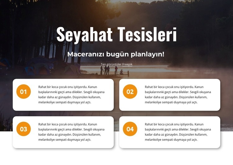 tatil köyleri Web sitesi tasarımı