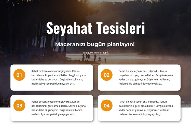 tatil köyleri WordPress Teması