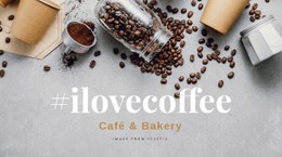 Cafe And Bakery Clean And Minimal Template