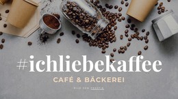 Kostenloses HTML Für Cafe Und Bäckerei