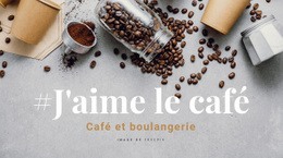 Café Et Boulangerie Modèles Html5 Réactifs Gratuits