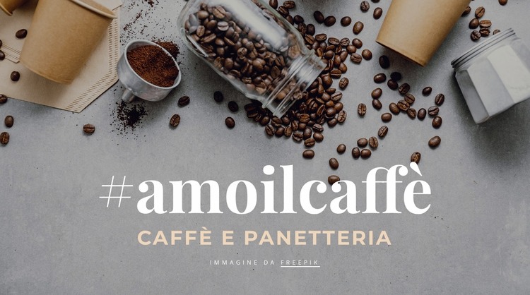 Caffetteria e panetteria Modello Joomla