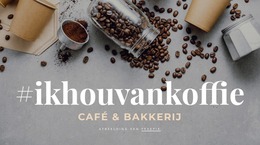 Cafe En Bakkerij - Aanpasbare Professionele Joomla-Sjabloon