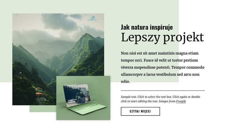 Natura inspiruje lepsze wzornictwo Wstęp