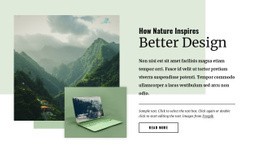 Nature Inspires Better Design