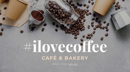 Cafe And Bakery - Easy-To-Use Homepage Design