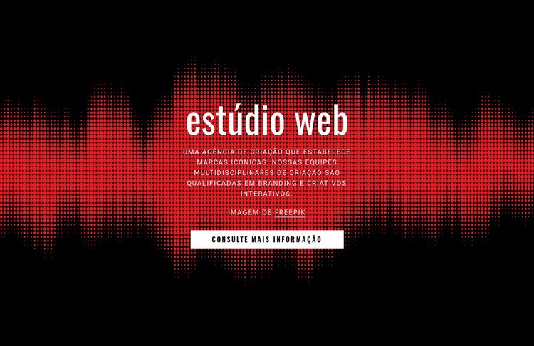 Ótimo design Design do site