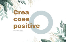 Pagina HTML Per Cose Positive Creative