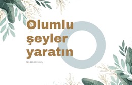 Yaratıcı Olumlu Şeyler Için HTML5 Duyarlı