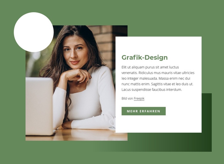 Grafik-Design Website-Modell