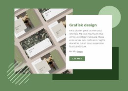 Kreativ Grafisk Design - Gratis Mall