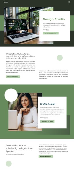 Design Inspiration Aus Der Natur Einzelseiten-Website