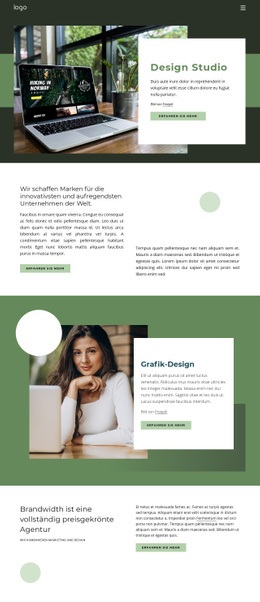 Kostenloser Website-Builder Für Design Inspiration Aus Der Natur