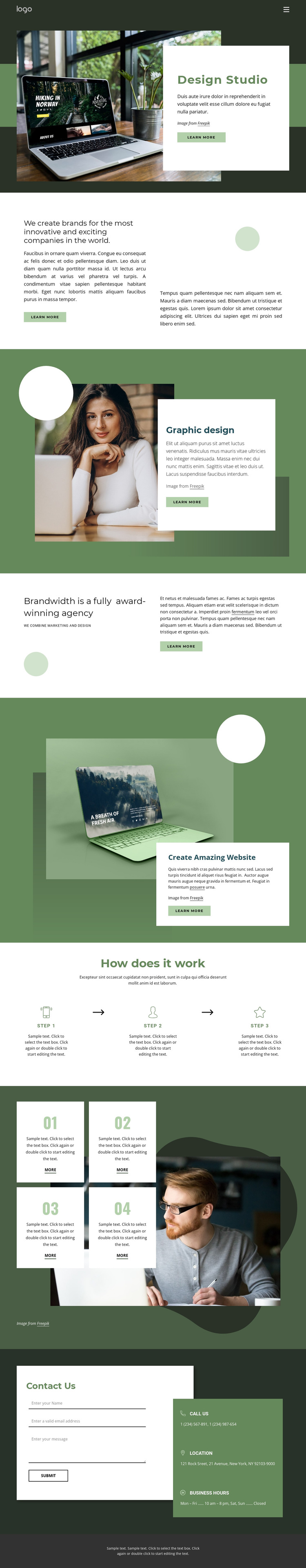 Design inspiration from nature Joomla Page Builder