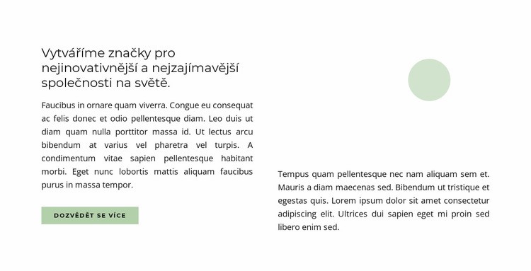 Vytváříme značky Šablona CSS