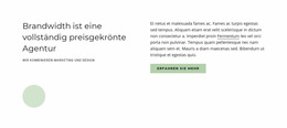 Preisgekrönte Agentur – Premium-Joomla-Template