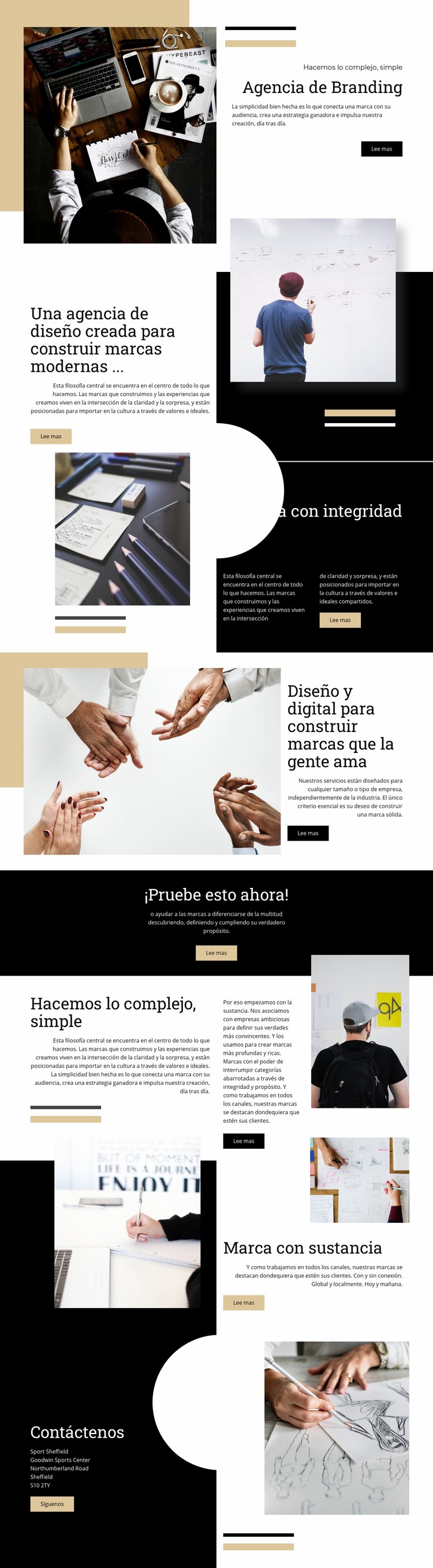 Agencia de Branding Plantilla HTML5