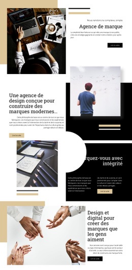 Agence De Marque - HTML Builder Drag And Drop