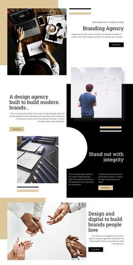 Branding Agency - Website Template by Nicepage