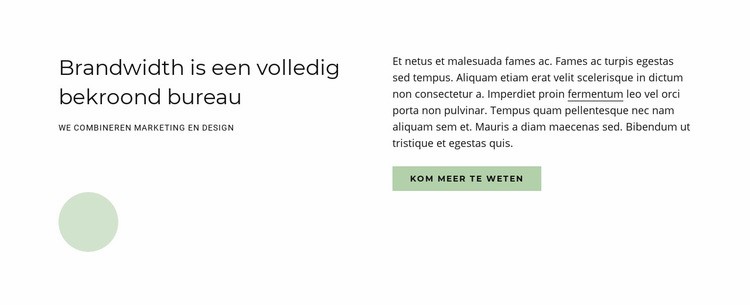 Bekroond bureau Website ontwerp