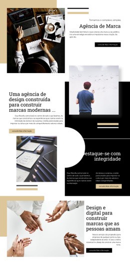 Agência De Marca - HTML Builder Drag And Drop