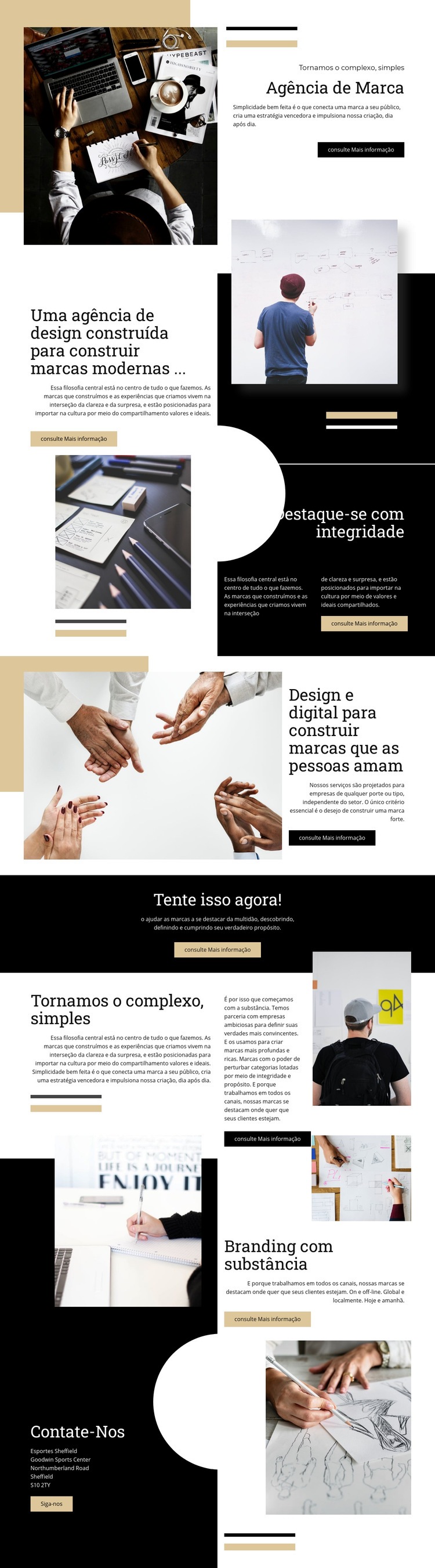 Agência de Marca Design do site