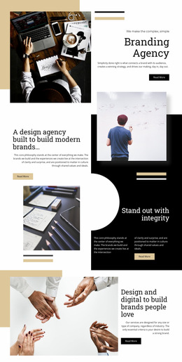 Branding Agency - Responsive Web Page Design