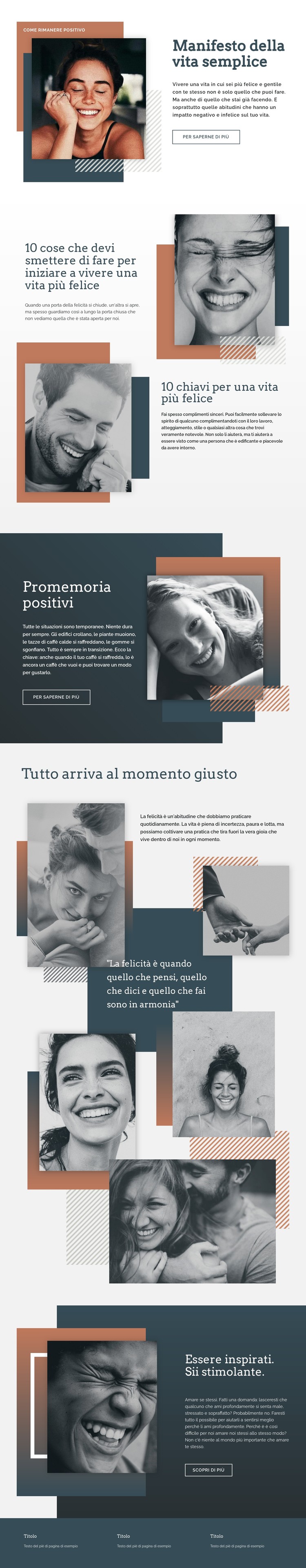 Luce vivente semplice Modello CSS