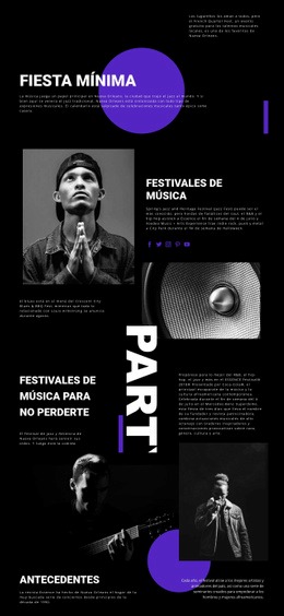 Festival De Música - Diseño De Sitios Web Profesionales