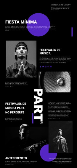 Festival De Música - Página De Inicio De Descarga Gratuita
