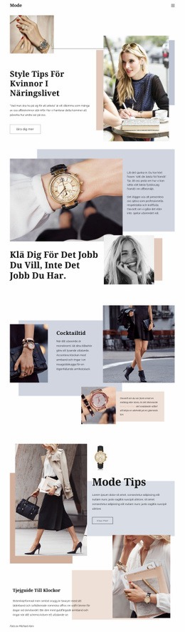 Mode Tips - Målsida