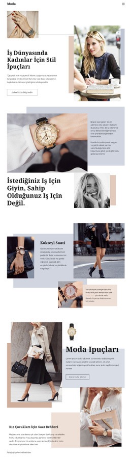 Moda Ipuçları Için Düzen Işlevi