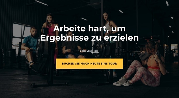 Wir trainieren hart Joomla Vorlage