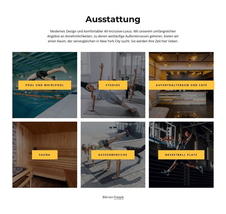 Besichtigen Sie unsere Einrichtungen WordPress-Theme