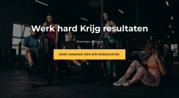 We Trainen Hard - Mockup-Sjabloon Voor Websites