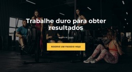 Nós Treinamos Duro - Design Do Site