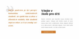 Citát A Text – Kód Šablony HTML