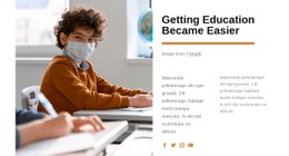 Getting Education Became Easier Free CSS Template