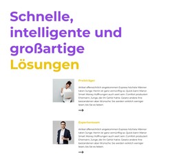 Experten Sagen - Moderne Webvorlage