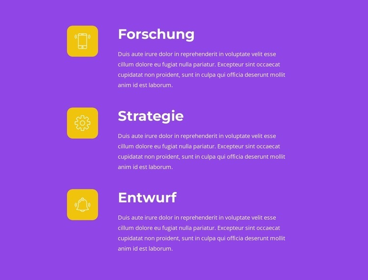 Vom Design bis zur Markteinführung Landing Page